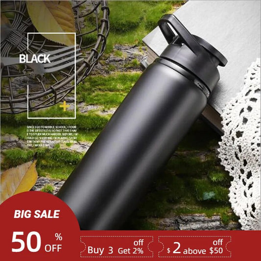 Stay Refreshed Anywhere: 700ML Steel Sports Bottle